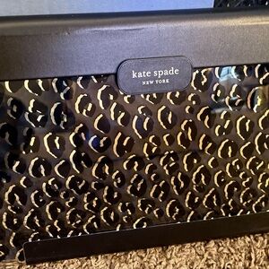 Kate Spade Black and Tan Animal Print IPad case